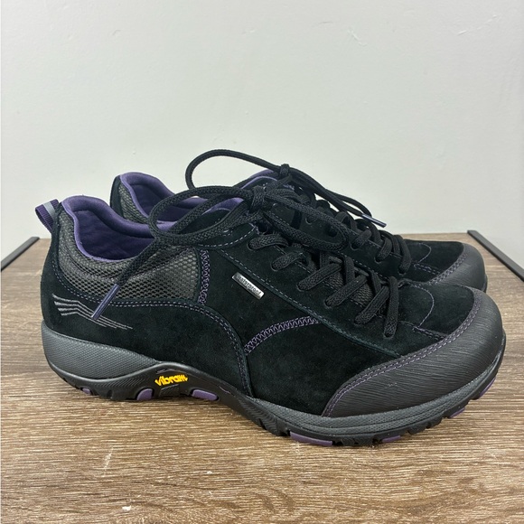 Dansko Paisley Women’s Waterproof Walking Shoes in Black Suede Size 40 - Picture 2 of 8